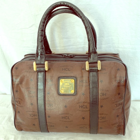 HCL W Germany Authentic Brown and Black Leather - Picture 1 of 8